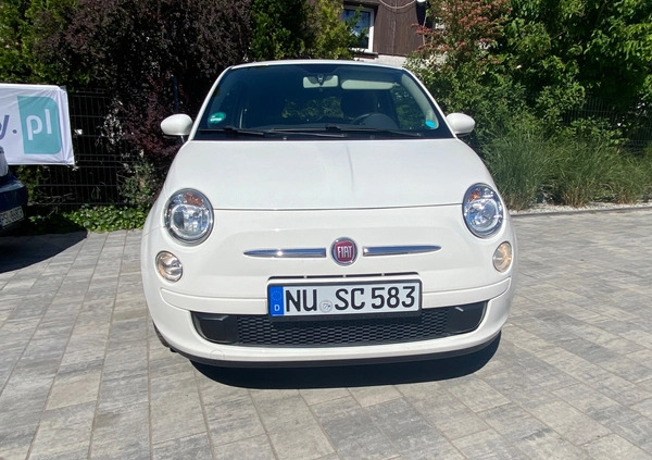 Fiat 500 cena 24400 przebieg: 148000, rok produkcji 2010 z Poznań małe 529